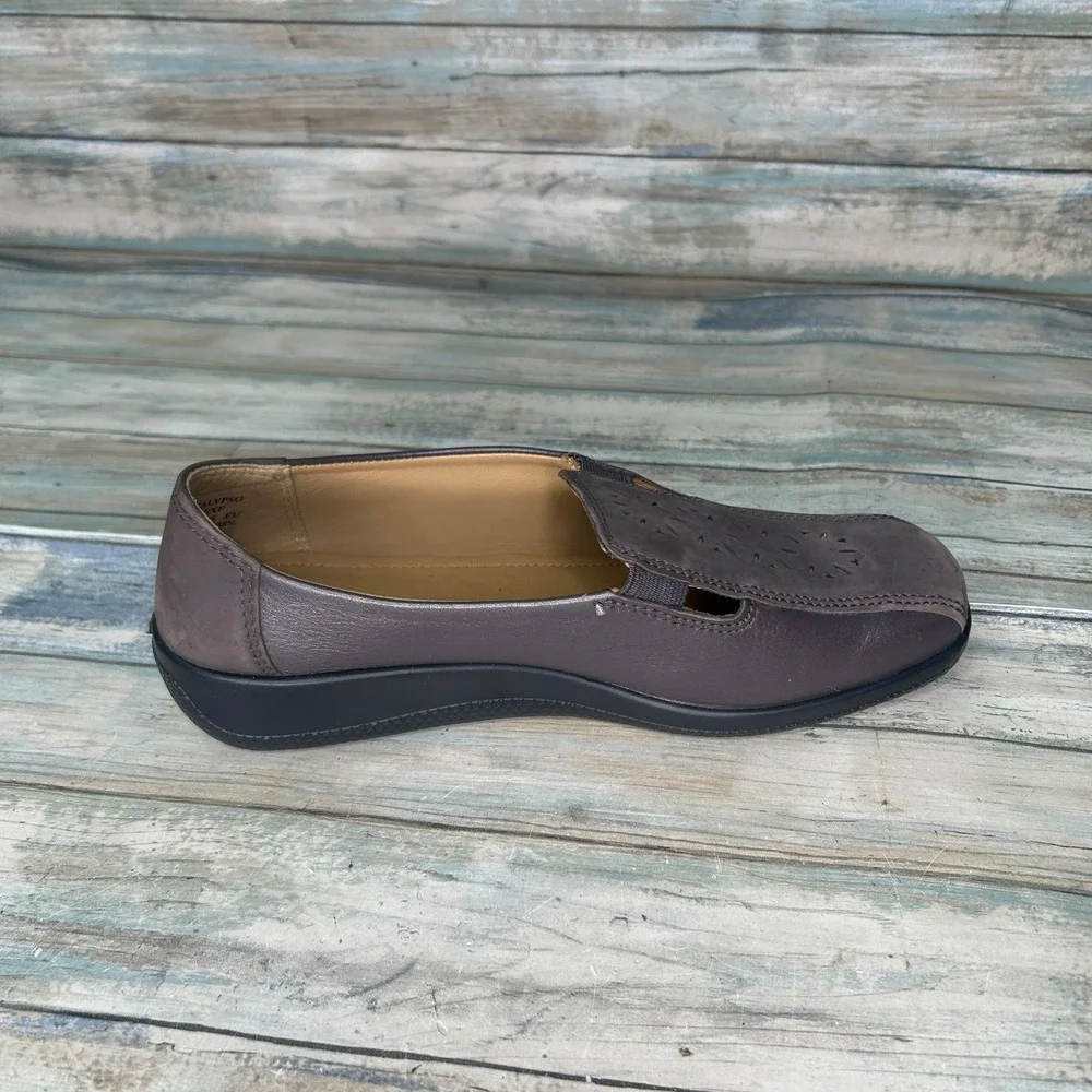 Hotter‎ Calypso Size 7.5 EXF Cut out Womens leather suede comfort Shoes